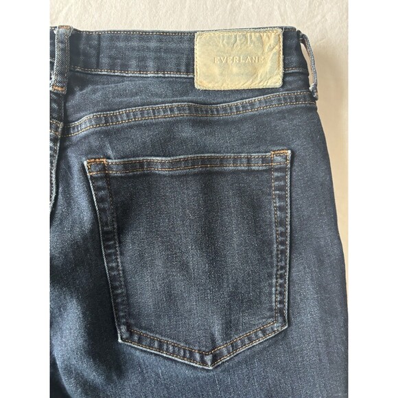 Everlane Jeans Womens 31 The Curvy High‎ Rise Skinny Blue Crop Denim Classic - Picture 5 of 11